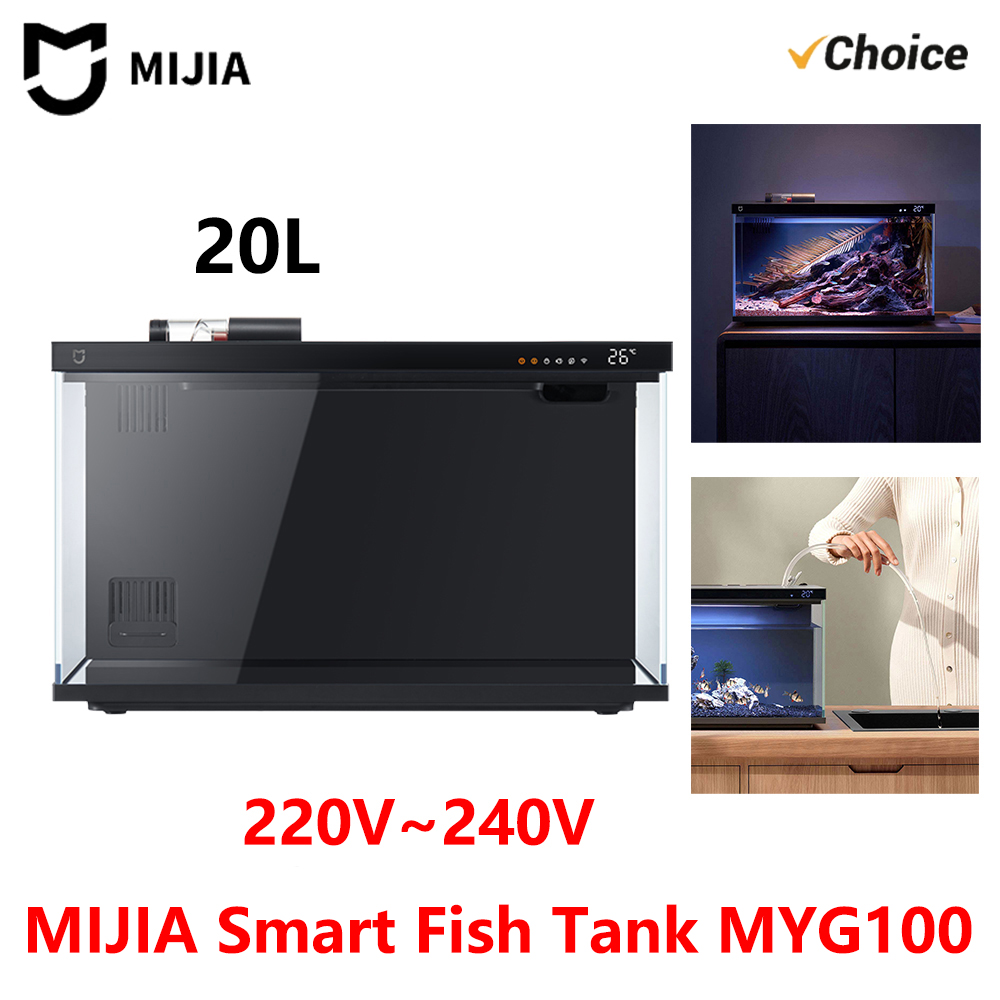 NEW MIJIA Smart Fish Tank Work - огляд і ціна Aquarium Fish Food