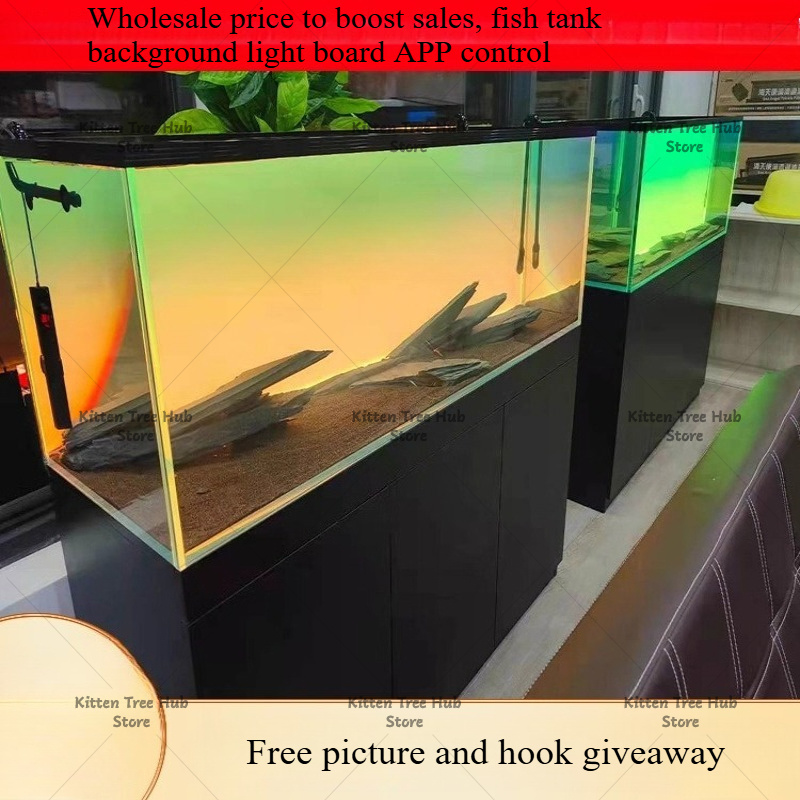 Fish Tank Background Board LED - огляд і ціна Aquarium Fish Rainbow