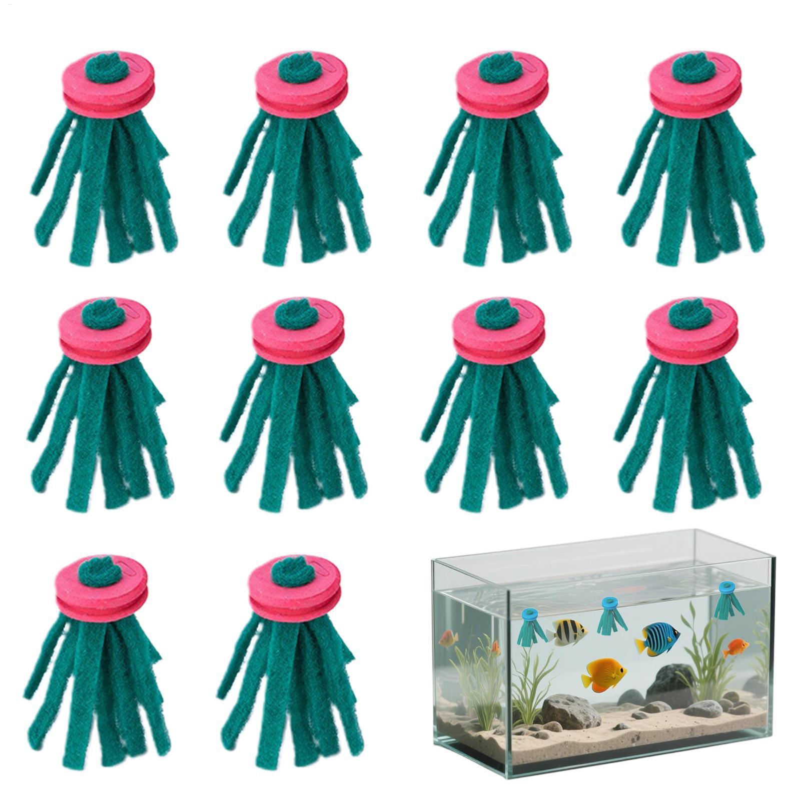 10 Pcs Aquarium Spawning Mop D - огляд і ціна Aquarium Fish Food