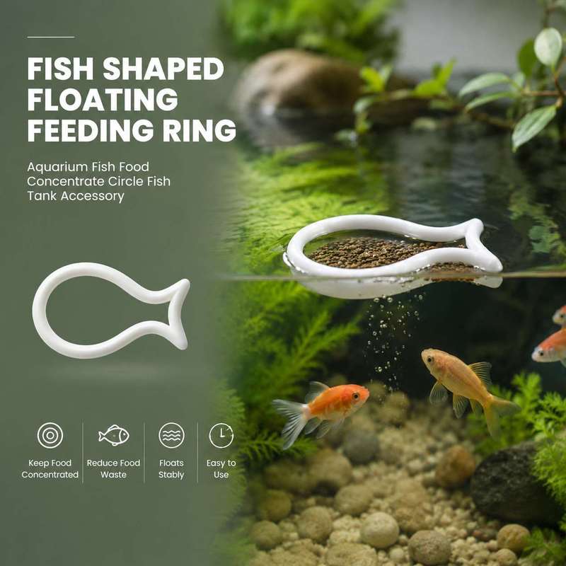 Fish Shaped Floating Feeding R - огляд і ціна Aquarium Fish Food