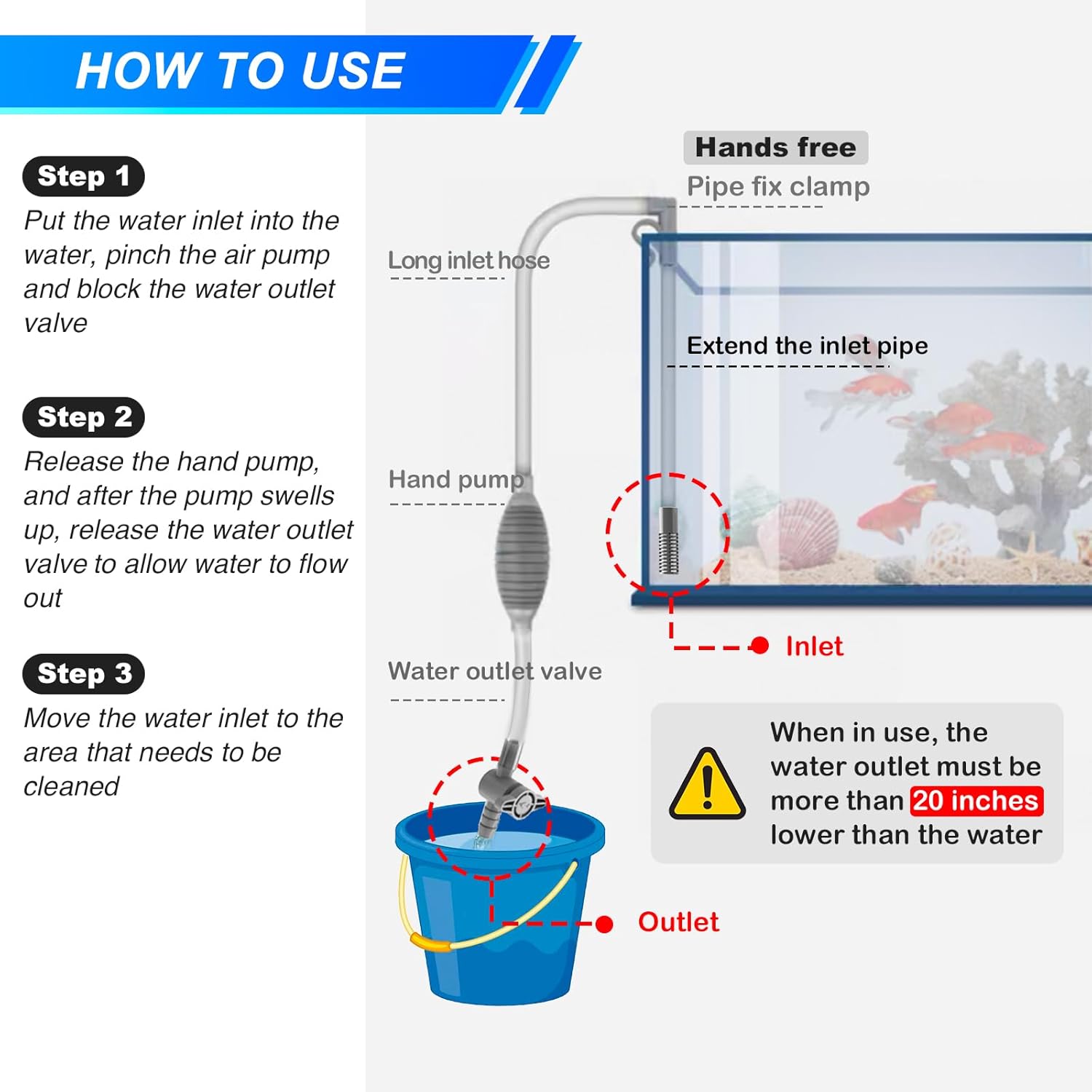 Large Fish Tank Aquarium Sipho - огляд і ціна Aquarium Fish Diseases