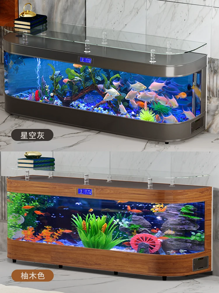 TV Cabinet Glass Fish Tank Sma - огляд і ціна Aquarium Fish Delivery