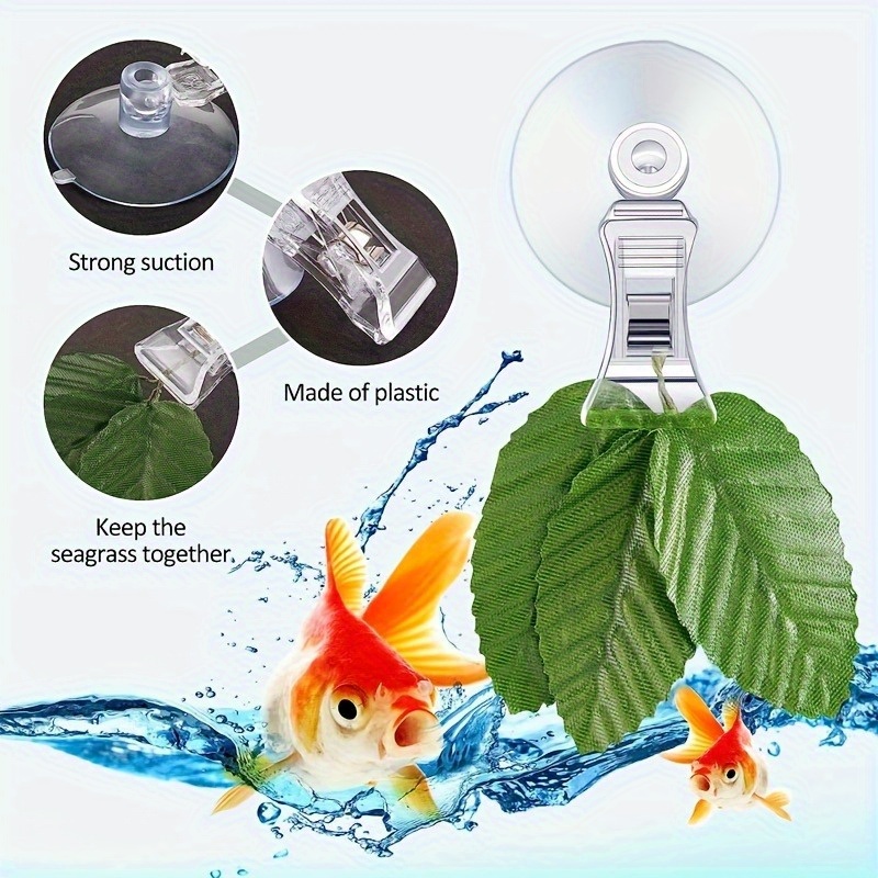 8pcs Fish Seaweed Clip Plant S - огляд і ціна Aquarium Fish Food