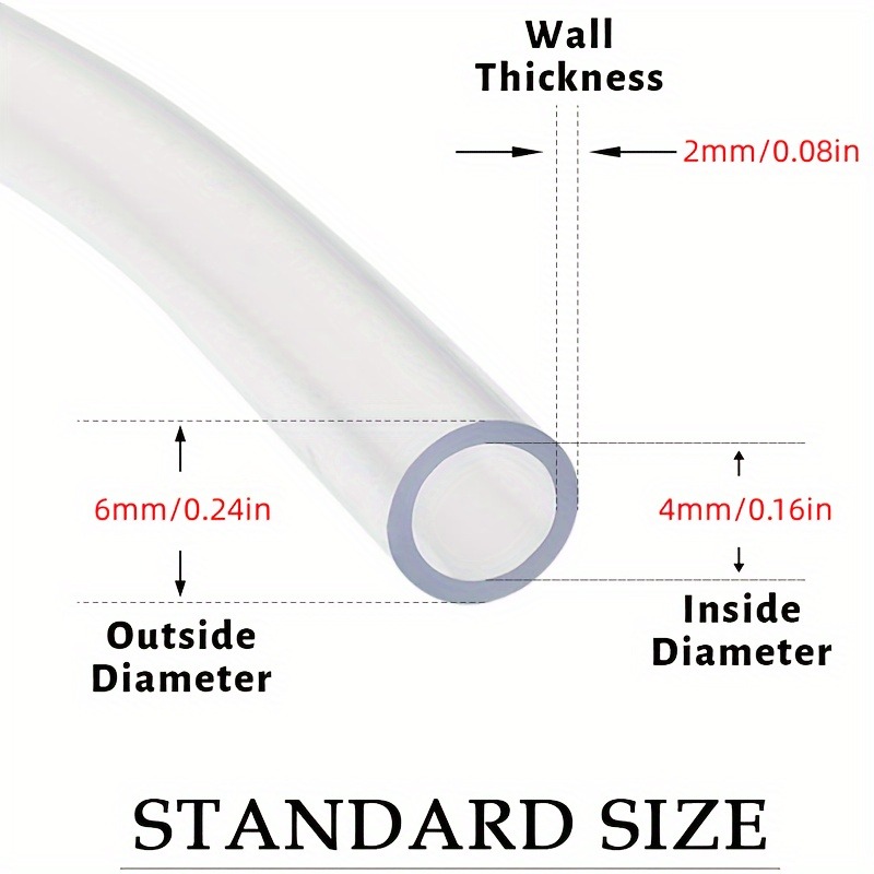 4*6mm Silicon Aquarium 1m/3m/5 - огляд і ціна Aquarium Fish Food