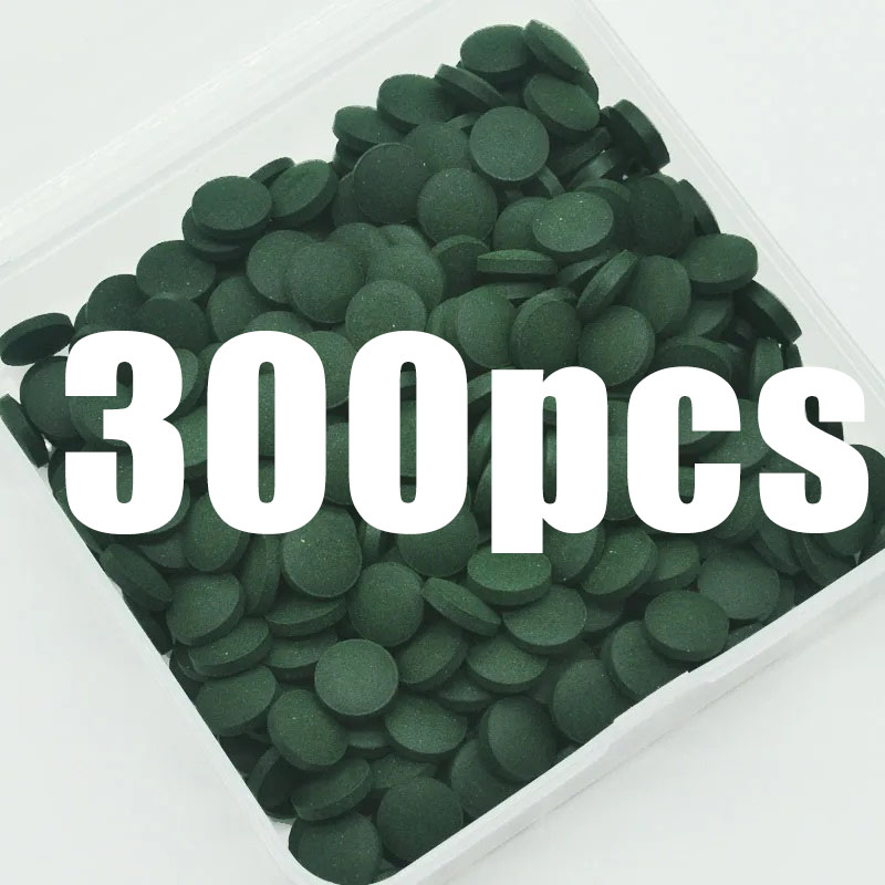 50-300Pcs High Purity Spirulin - огляд і ціна Aquarium Fish Food