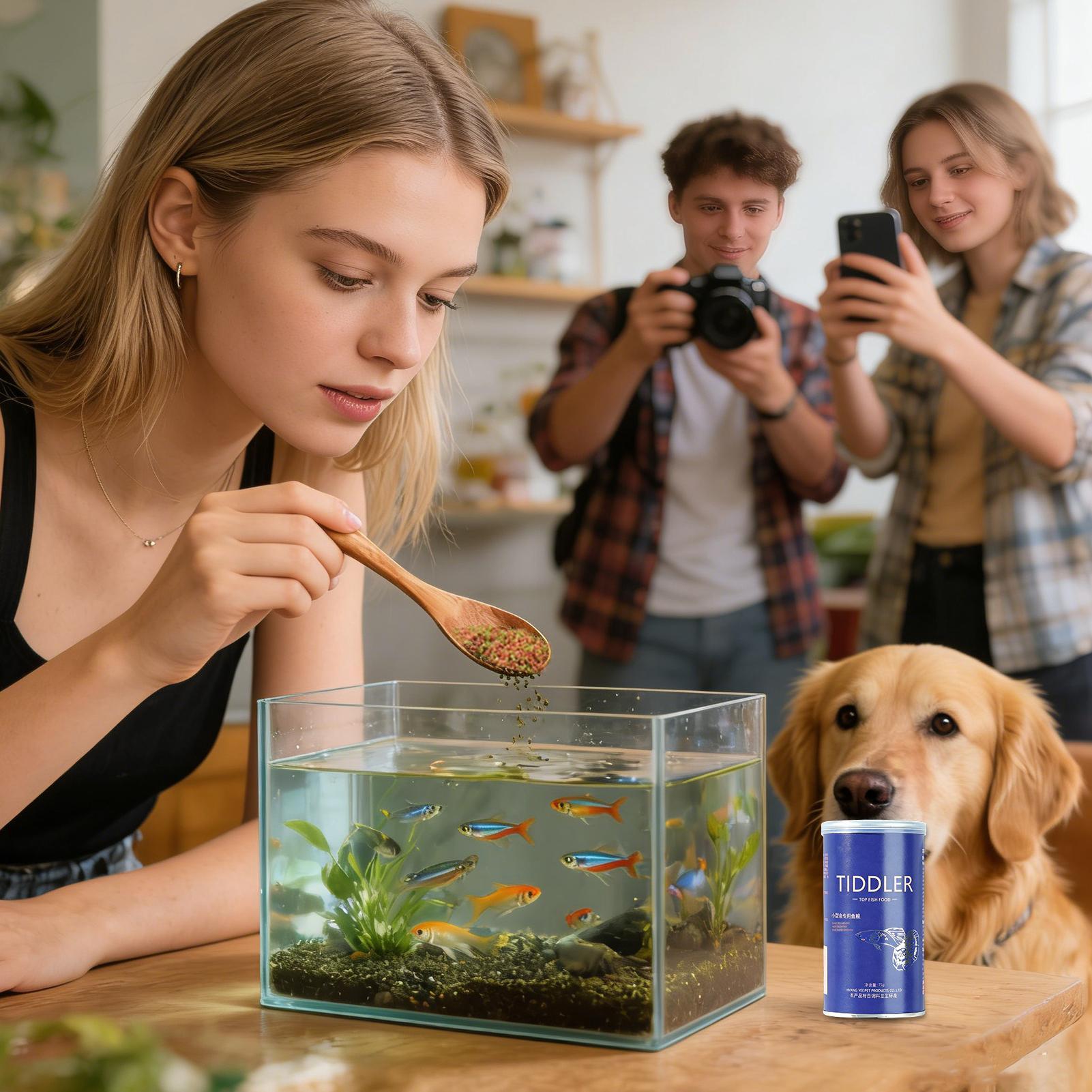 Fish Food Aquarium Feed Small  - огляд і ціна Aquarium Fish Food