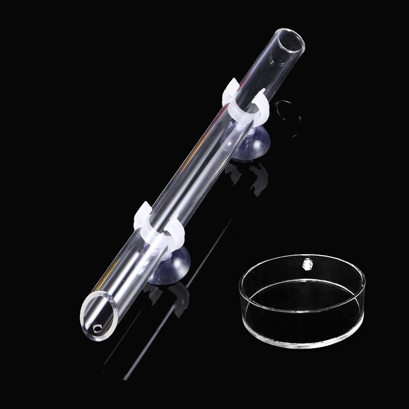 1Pcs Acrylic Aquarium Feeder T - огляд і ціна Aquarium Fish Food