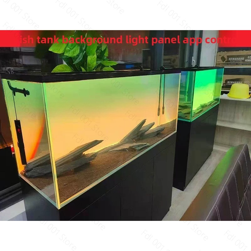 Fish Tank Background Board LED - огляд і ціна Aquarium Fish Rainbow